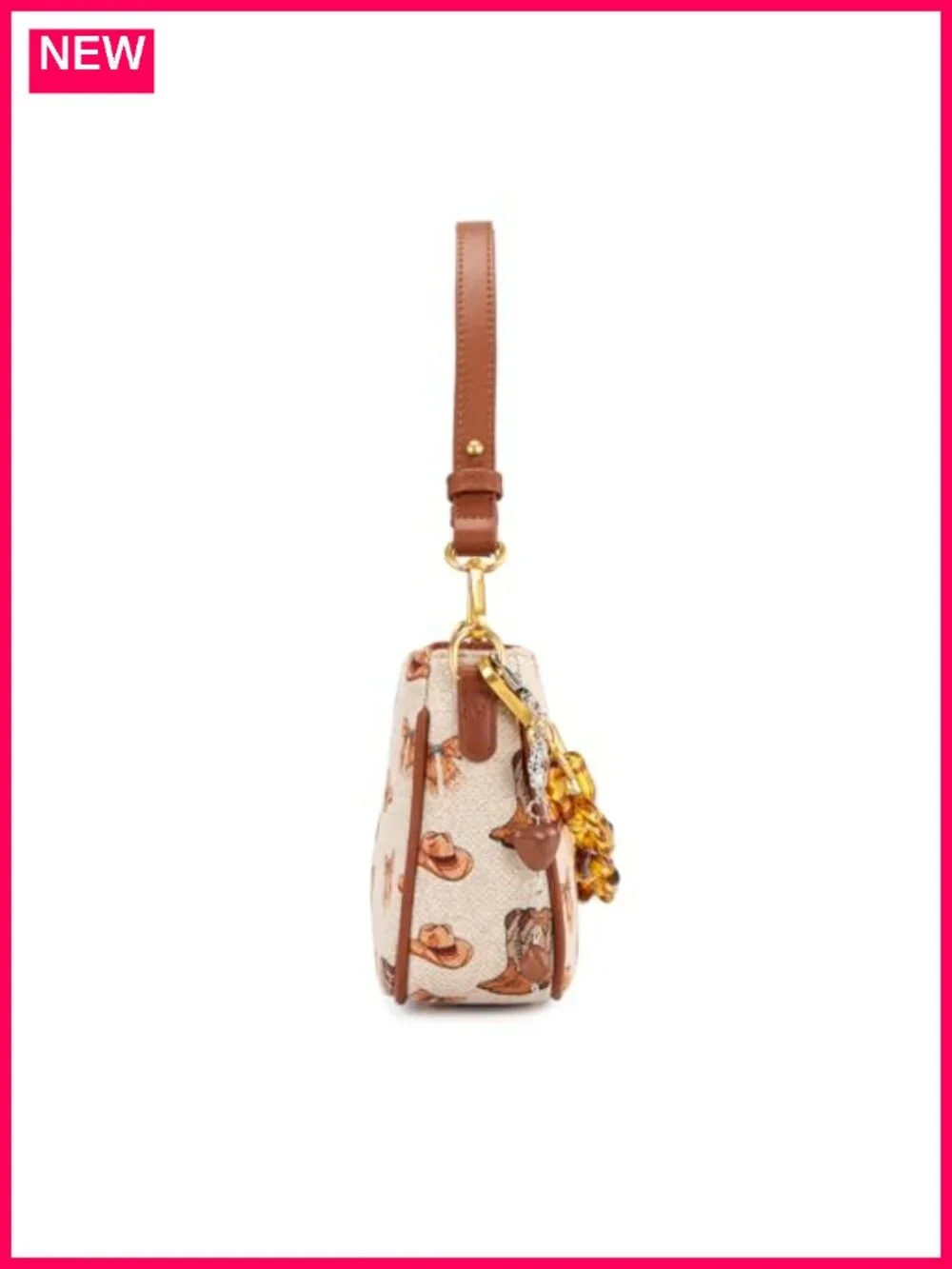 Y2K Western Shoulder Bag Hobo Clutch Purse with Chain Strap